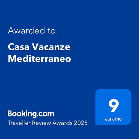 Вилла Casa Vacanze Mediterraneo Тре-Фонтане Экстерьер фото